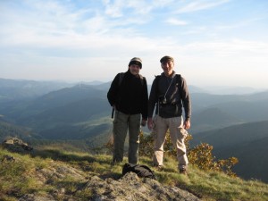 Roland und ich am Belchen