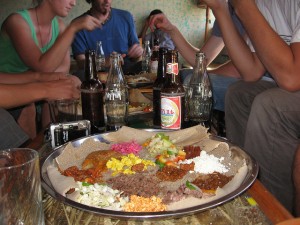 Abendessen in Gondar