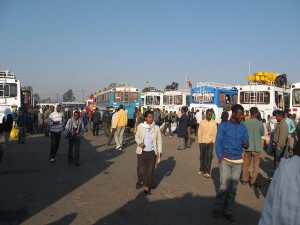 Busbahnhof in Addis Abeba