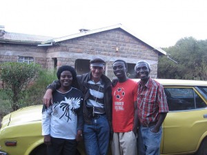 Freunde in Kenia